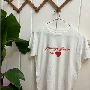 Vintage "jersey girl" Y2K tee